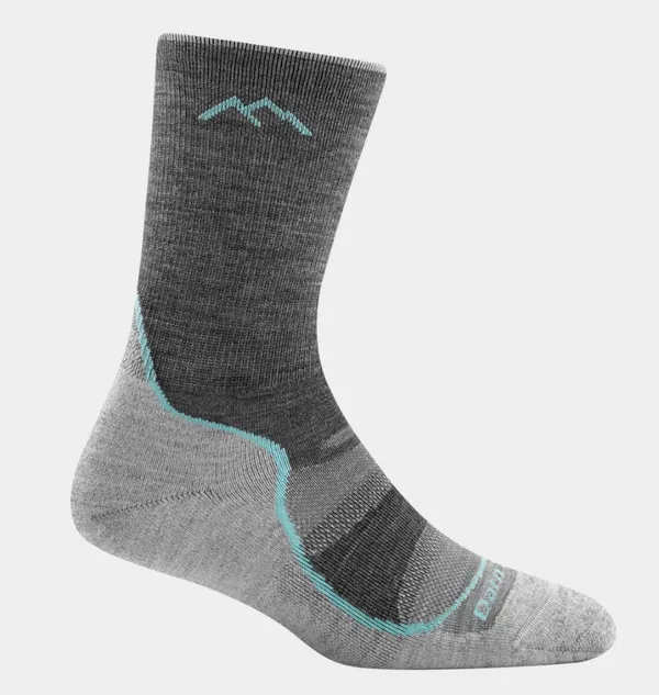 Darn Tough Light Hiker Micro Cr Gray