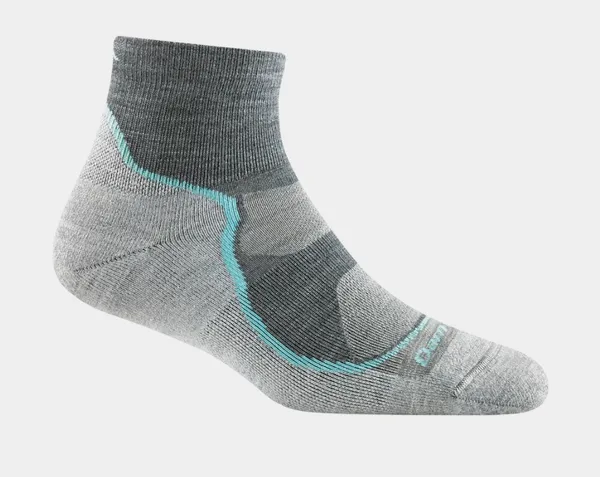 Darn Tough Light Hiker 1/4 Ligh Gray