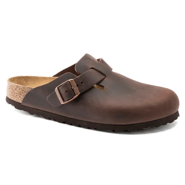 Birkenstock Boston - Oiled Leather Habana
