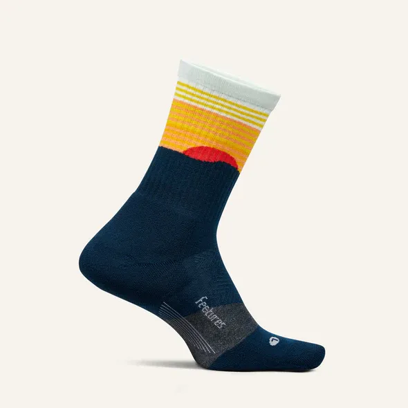 Feetures Trail Mini Crew Max Navy Blue