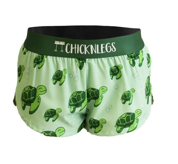 Chickenlegs 1.5" Split Shorts Sea Turtles