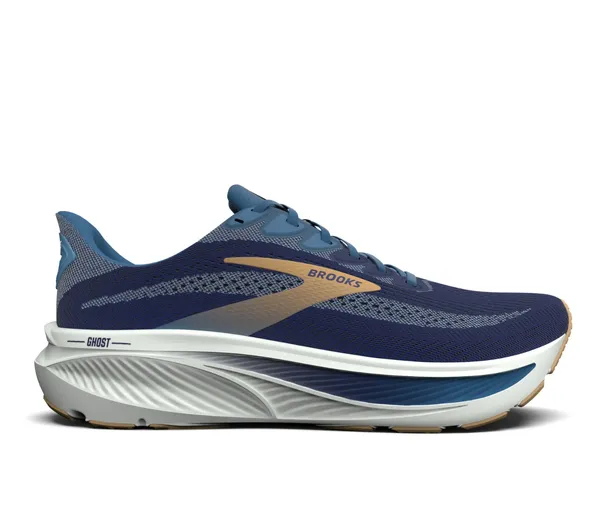 Brooks Men's Ghost 17 BeaconBlue/Moonlight/Starfish