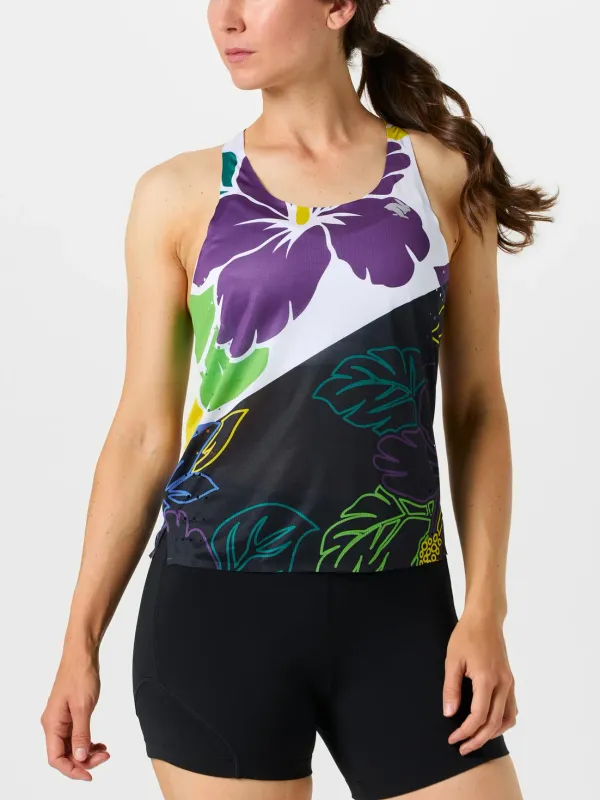 Rabbit Go Time Singlet Tropical Neon