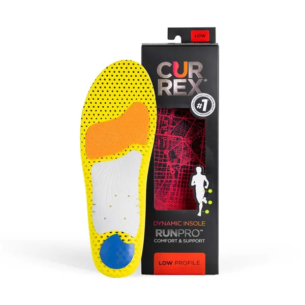 Currex RunPro Insoles - Low Arch Red