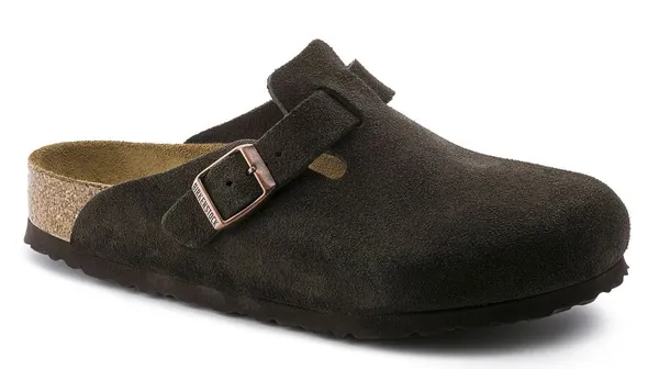 Birkenstock Boston Soft Footbed - Suede Mocha