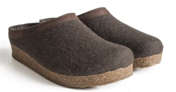 Haflinger Grizzly GZL Clog Smokey Brown