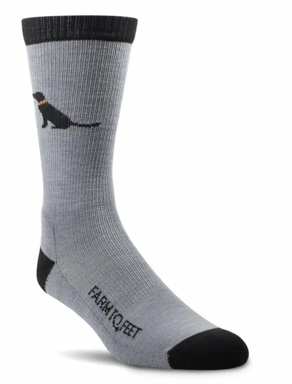 Farm to Feet Sunderland Crew Black