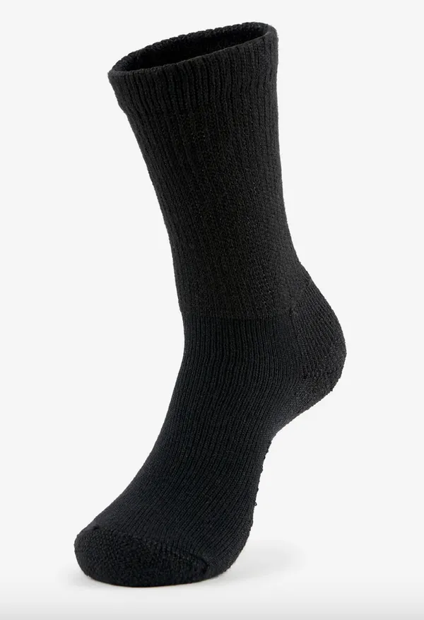 Thorlo Crew Diabetic Socks Black