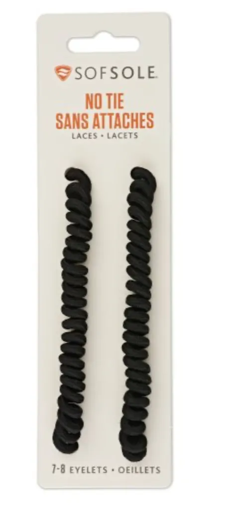 Implus No Tie Laces Black