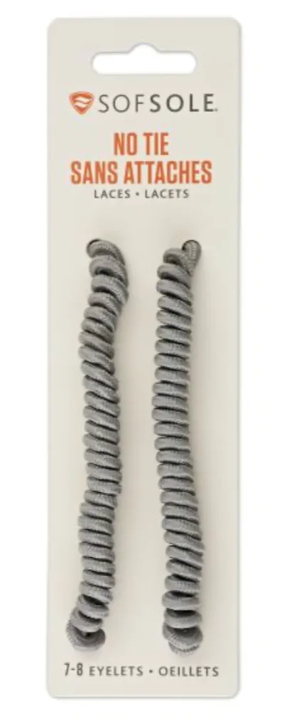 Implus No Tie Laces Grey