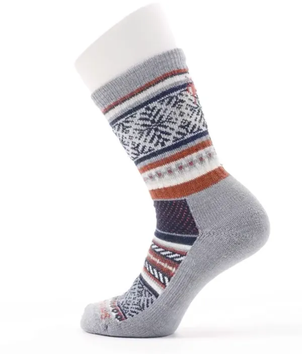 Smartwool Everyday Cozy Larimer Crew Socks Light Gray