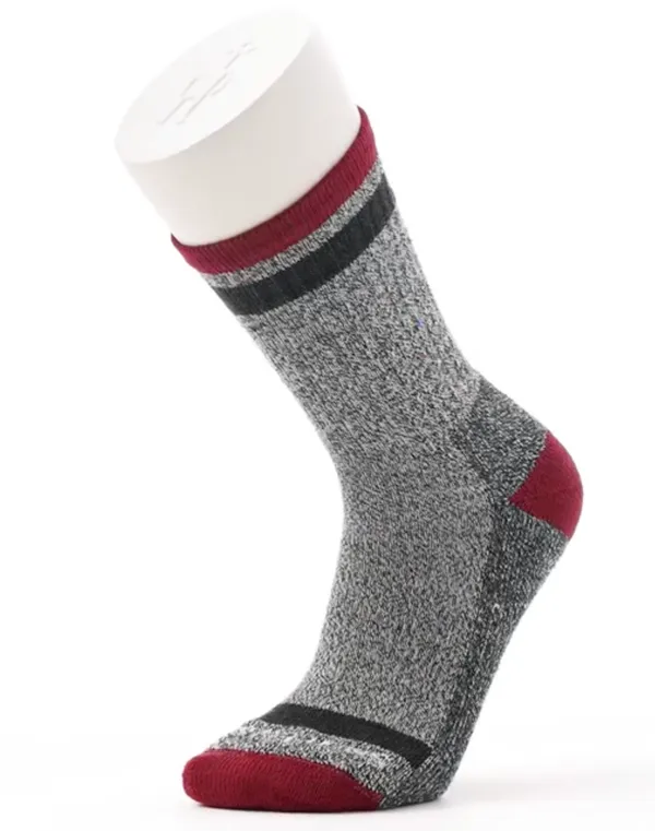 Smartwool Everyday Cozy Larimer Crew Socks Tibetan Red