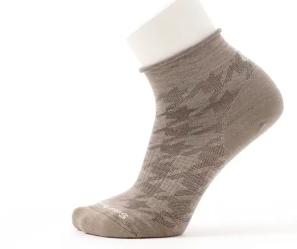 Smartwool Everyday Lifestyle Houndstooth Ankle Socks Fossil