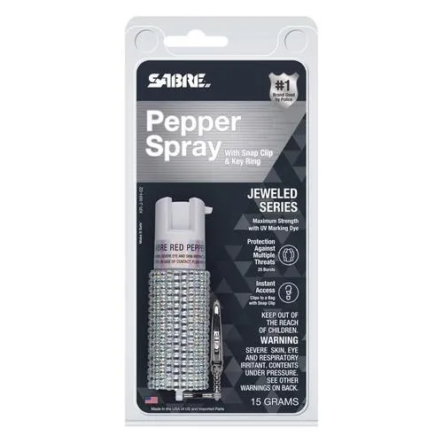 Sabre Security Equipment Corporation Sabre .54oz Key Ring White