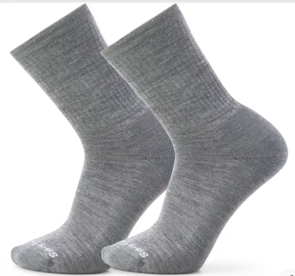 Smartwool Everyday Solid Rib Crew Socks Gray