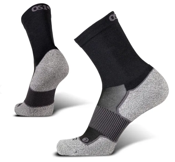 OS1st Active Comfort Socks - Crew Black