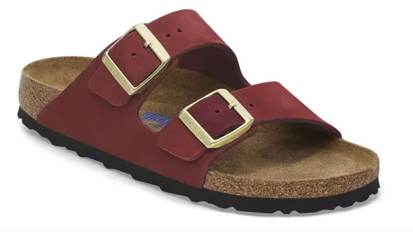 Birkenstock Arizona Soft Footbed - Suede Leather Zinfandel