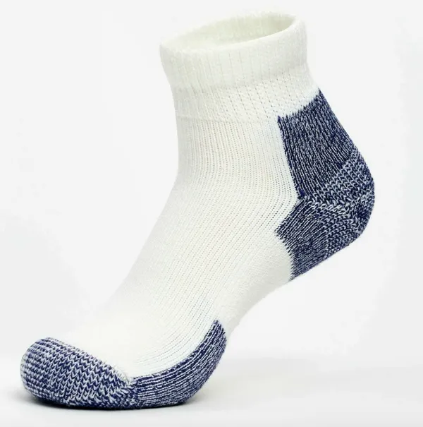 Thorlo Max Cushion Ankle White/Navy