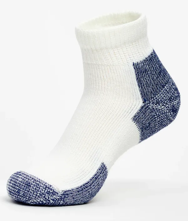Thorlo Max Cushion Crew White/Navy