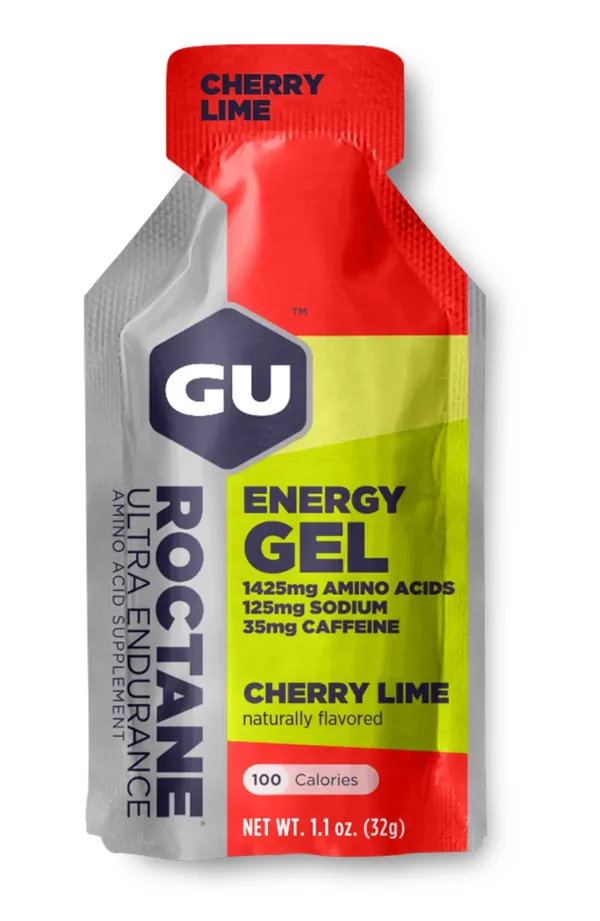 GU GU Roctane Energy Gels Cherry Lime