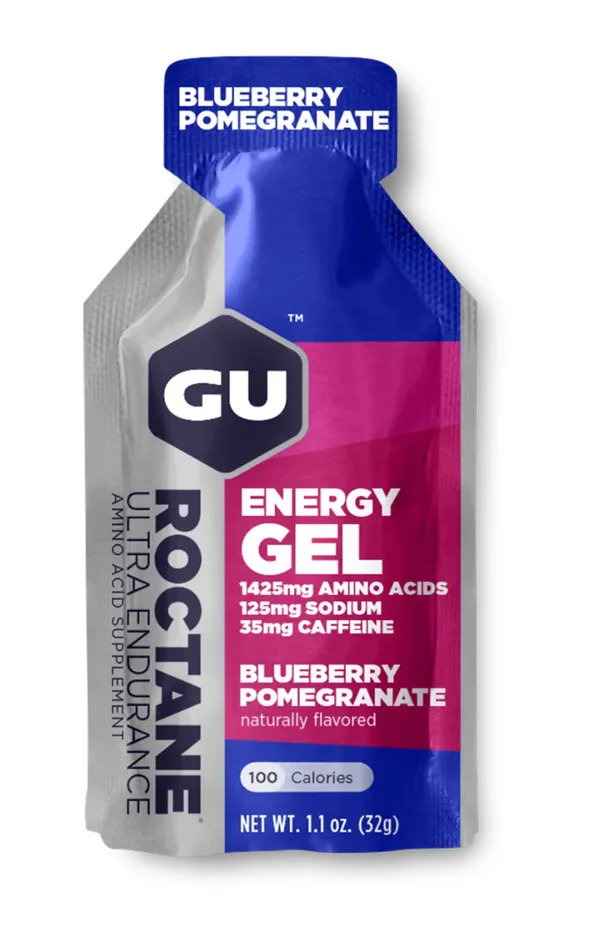 GU GU Roctane Energy Gels Blueberry Pomegranate
