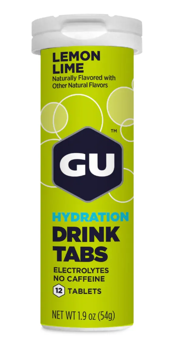 GU GU Hydration Drink Tabs Lemon Lime