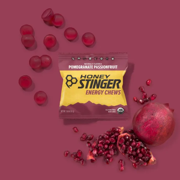 Honey Stinger Honey Stinger Energy Chews Pomegranate Passionfruit