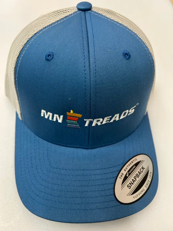 Minnesota Treads MN Treads Trucker Cap Steel Blue/Silver