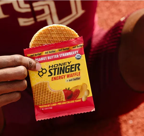 Honey Stinger Honey Stinger Energy Waffle Peanut Butter/Strawberry