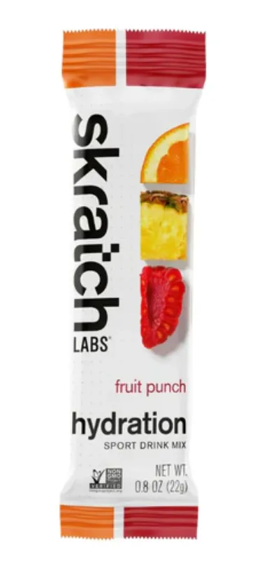 Skratch Labs Hydration Sport Drink Mix Single Serve Fruit Punch