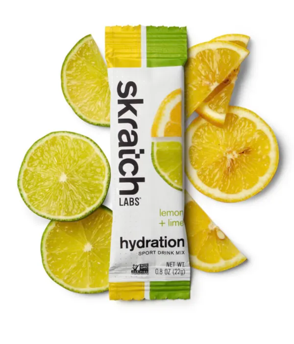 Skratch Labs Hydration Sport Drink Mix Single Serve Lemon Lime