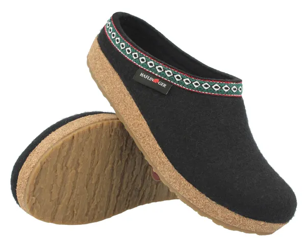 Haflinger Grizzly GZ Clog Black