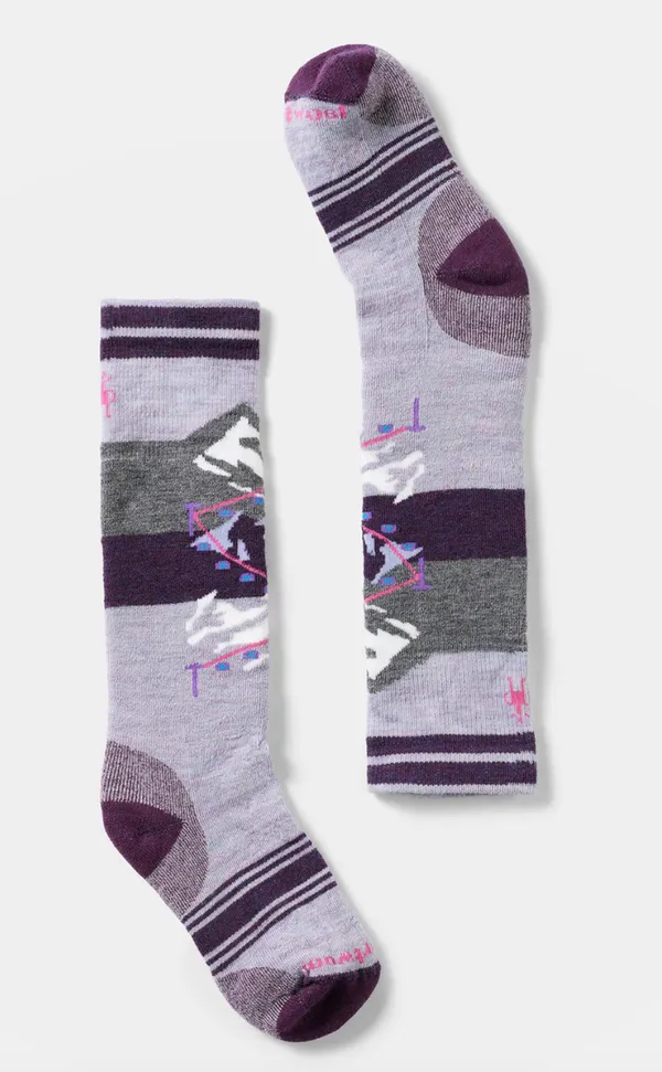 Smartwool Kids' Wintersport Fu Purple