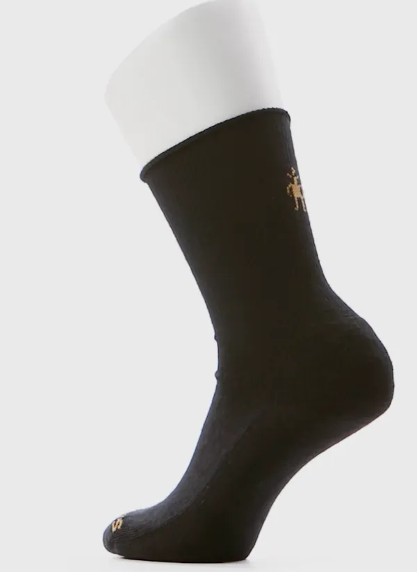 Smartwool Everyday Roll Top Crew Socks Black