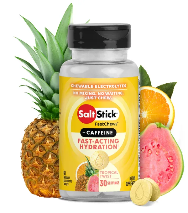 Salt Stick Fast Chew +Caffeine Tropical Twist