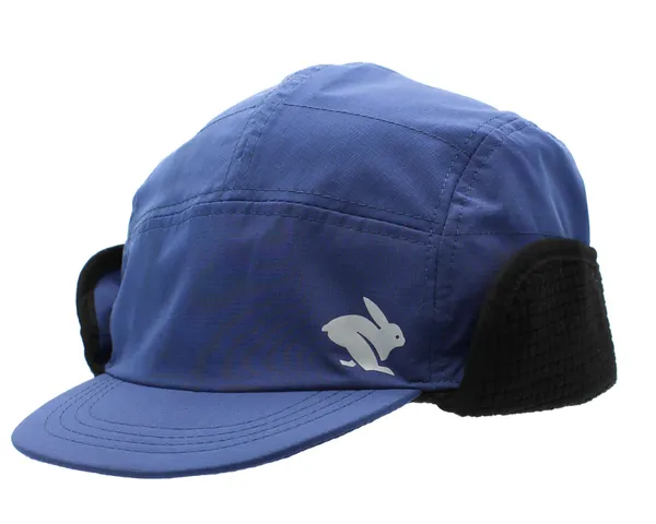 Rabbit Defroster Trapper Hat NavyPeony
