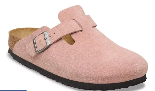 Birkenstock Boston - Suede Pink Clay