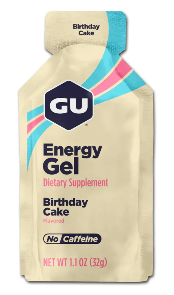 GU GU Energy Gels Birthday Cake