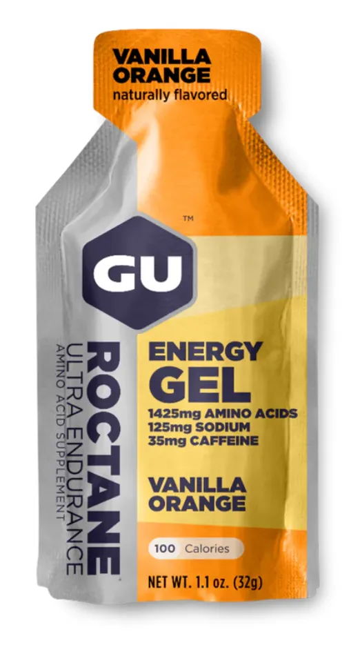 GU GU Roctane Energy Gels Vanilla Orange