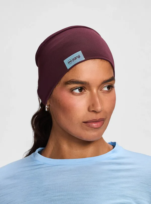 Janji Revo Merino Headband Oxblood