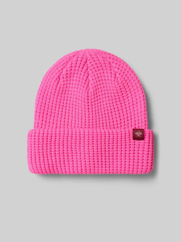 Rabbit Waffle Beanie SugarPlum