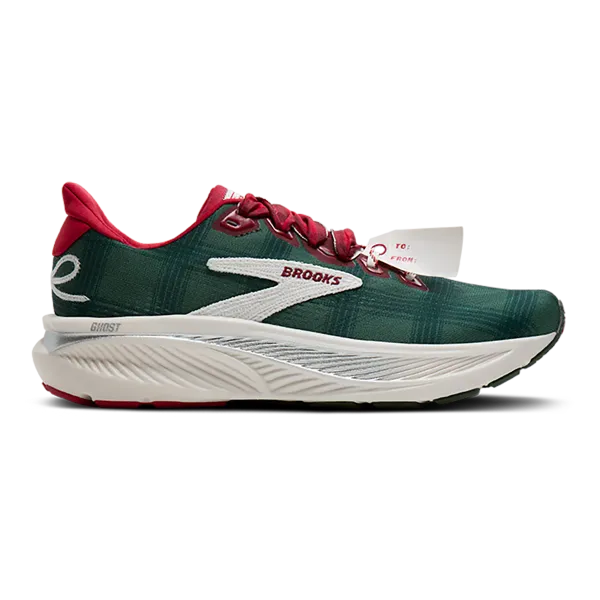 Brooks Men's Holiday Ghost 18 - Winter Cheer Green/Red/Coconut