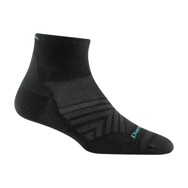 Darn Tough Run 1/4 Ultra-Lightw Black