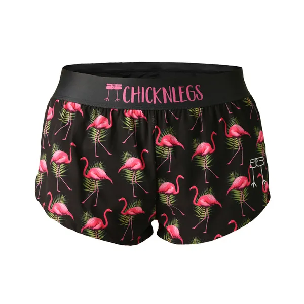 Chickenlegs 1.5" Split Shorts Flamingo
