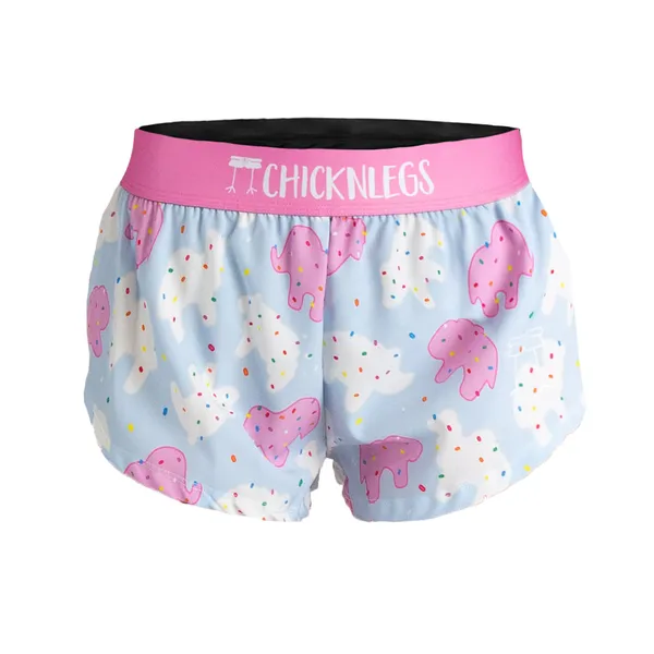 Chickenlegs 1.5" Split Shorts Animal Cookies