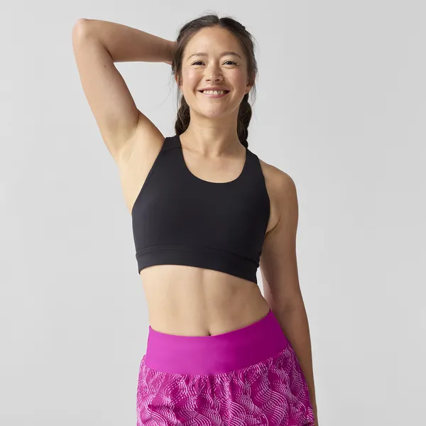Brooks Luxe Pocket Bra Black