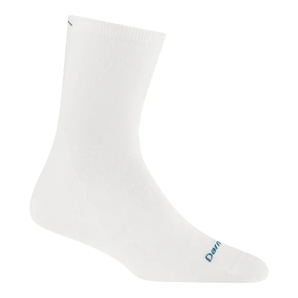 Darn Tough Run Micro Crew Ultra White