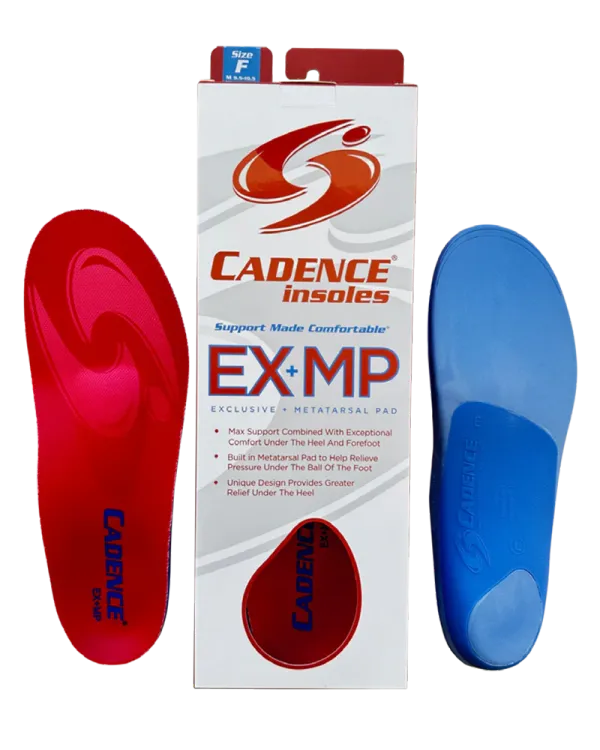Cadence Insoles EX+MP Red
