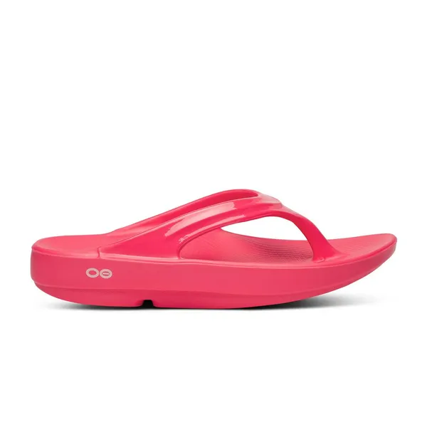 Oofos OOlala Sandal Neon Berry