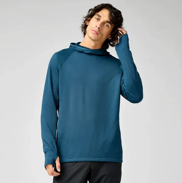 Brooks Men's Momentum Thermal Hoodie Indigo